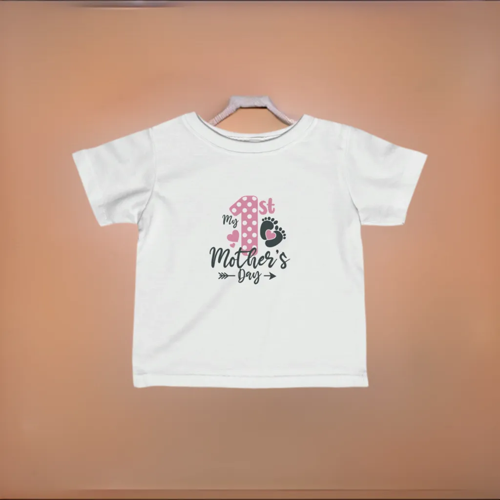 1st Easter For Girls Infant Fine Jersey Tee