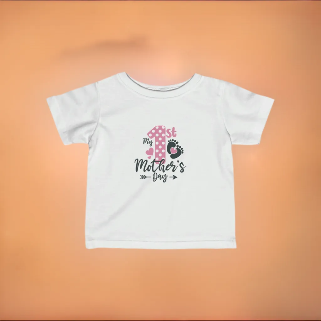 1st Easter For Girls Infant Fine Jersey Tee