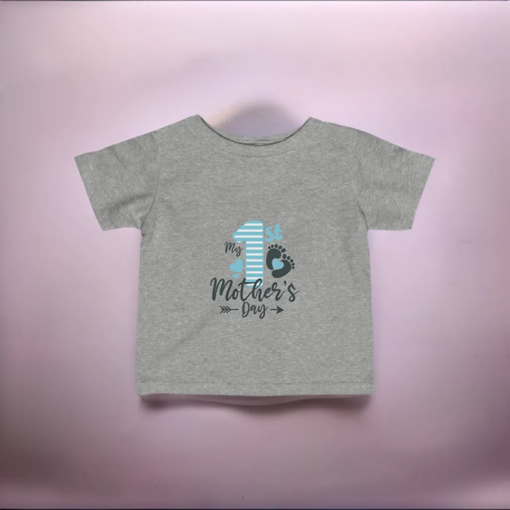 1st Mother's Day Infant Fine Jersey Tee