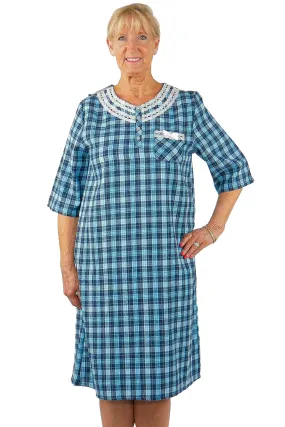 Adaptive Nightgown - Mandy | Turquoise