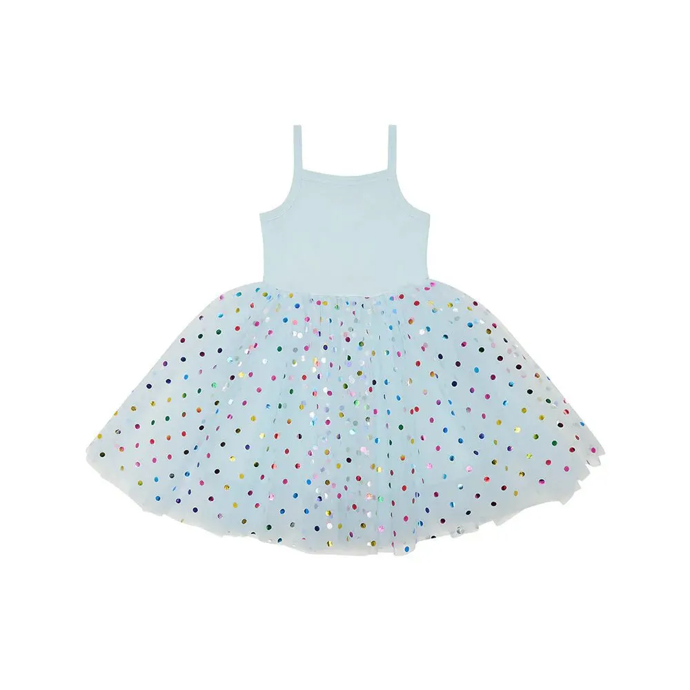 Bob & Blossom: Sky Blue Spot Tutu Dress