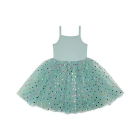 Bob & Blossom: Turquoise Spot Tutu Dress