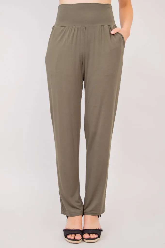 Clair Pant, Khaki, Bamboo