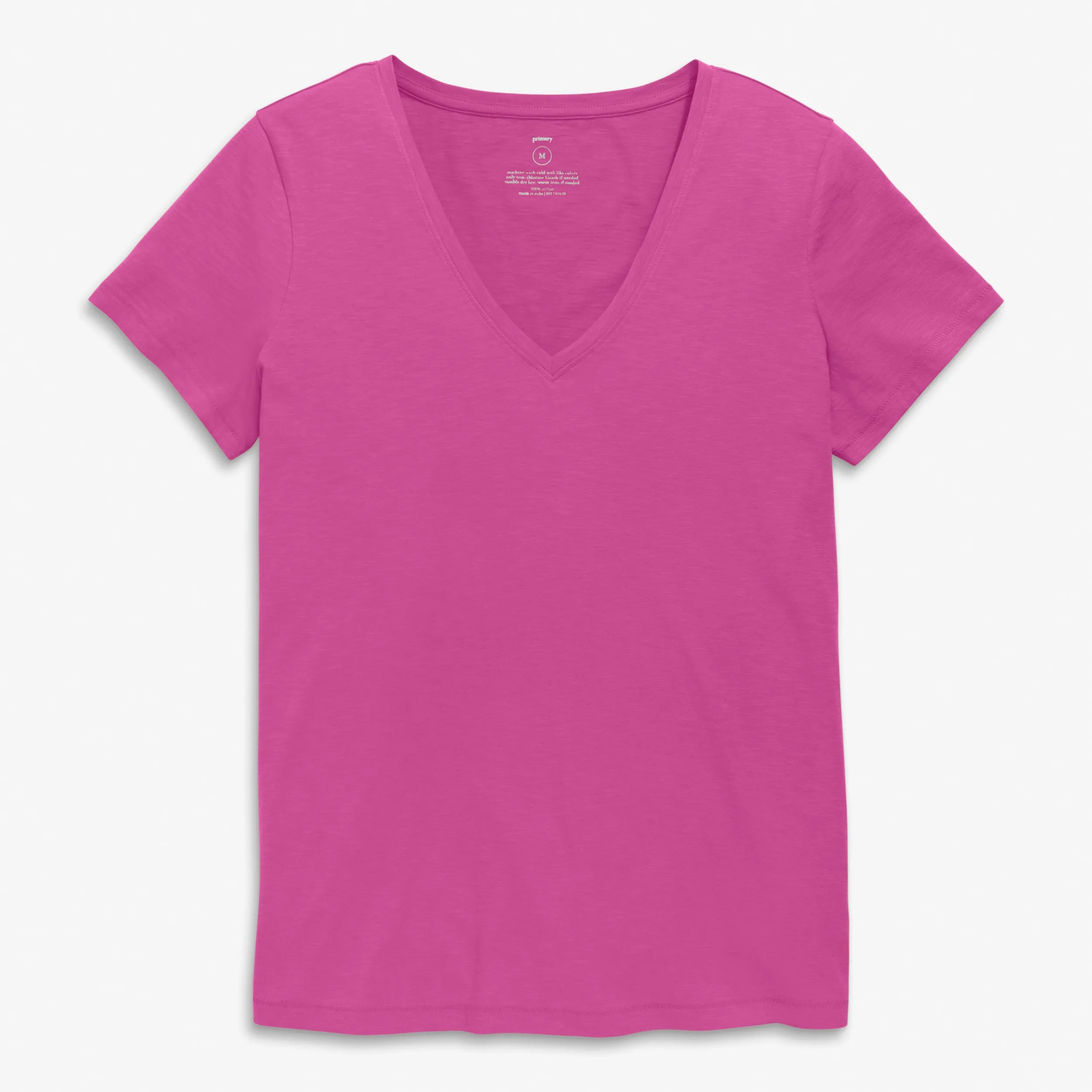 Clearance grown-ups slub v-neck tee in seasonal colors (women's fit)