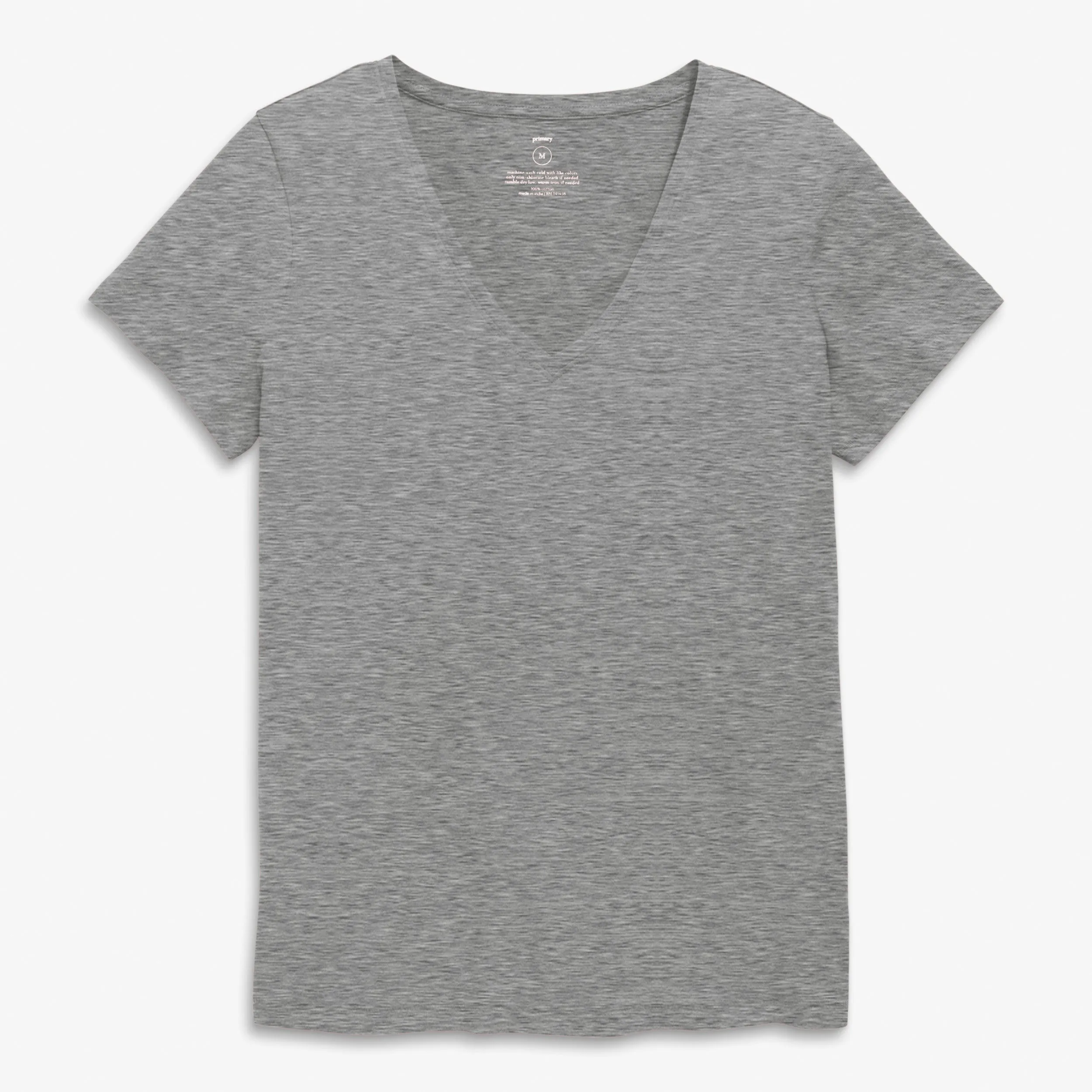 Clearance grown-ups slub v-neck tee in seasonal colors (women's fit)