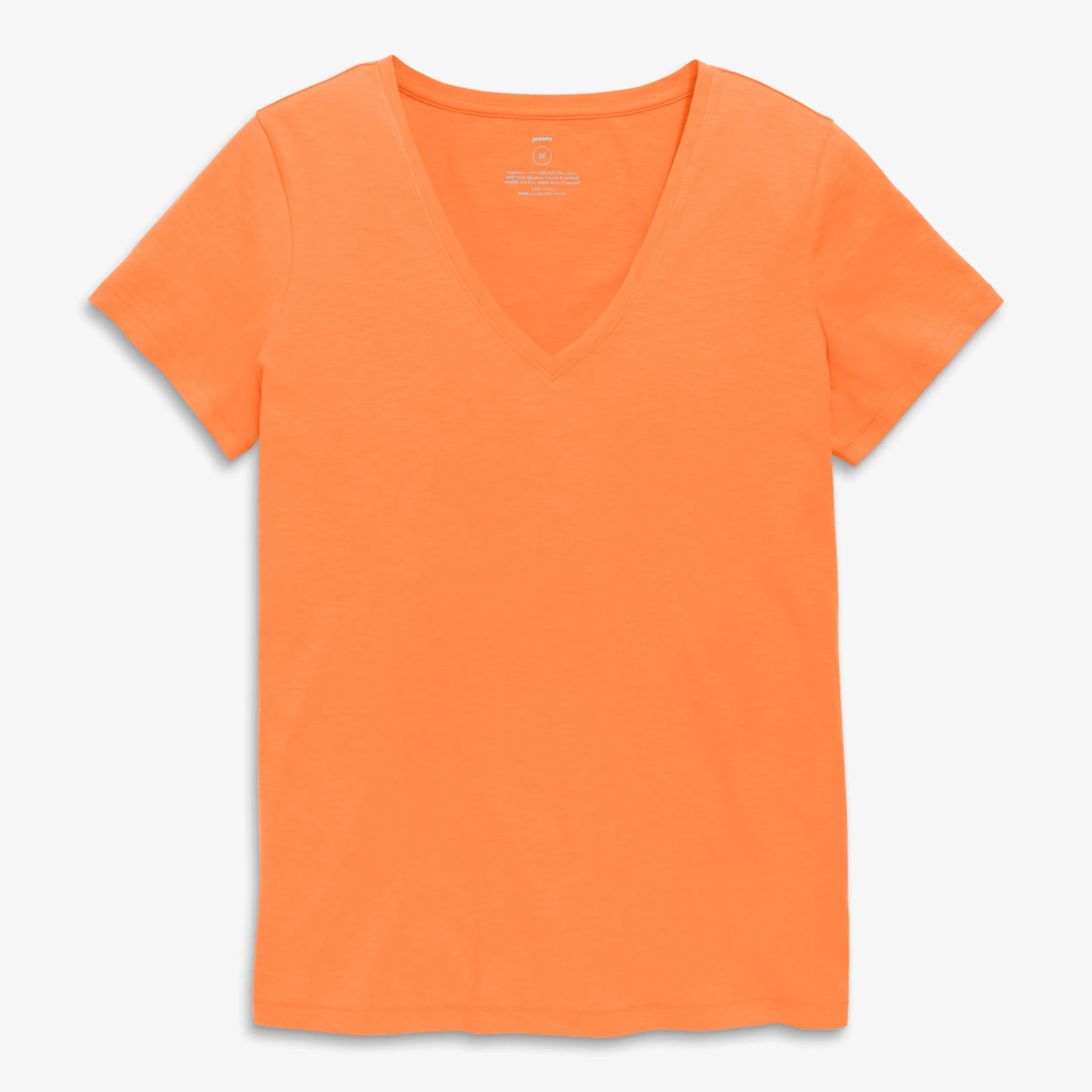 Clearance grown-ups slub v-neck tee in seasonal colors (women's fit)