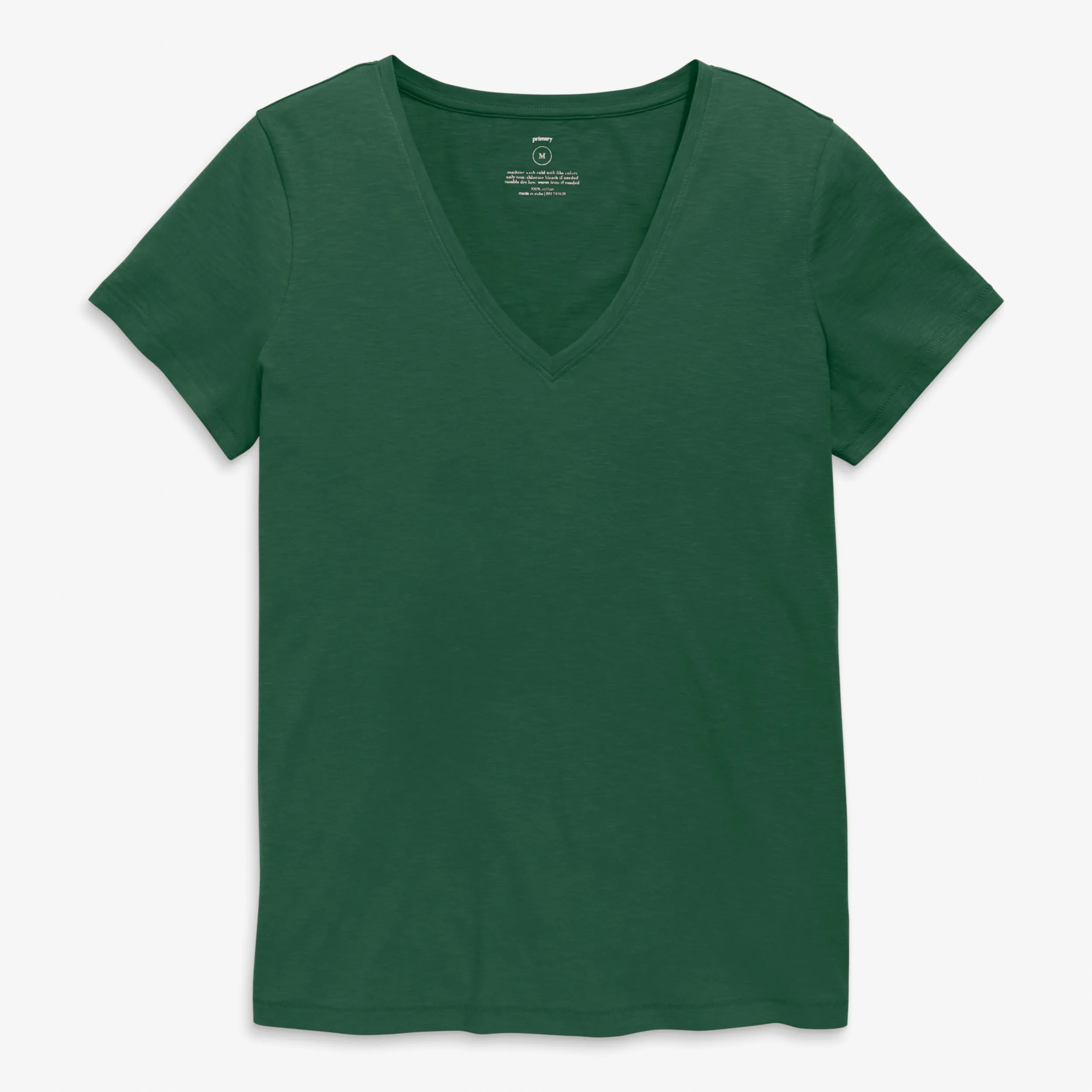 Clearance grown-ups slub v-neck tee in seasonal colors (women's fit)