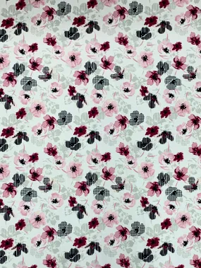 CP-7494W CHERRY BLOSSOM PRINT ORGANIC COTTON LAWN. GERMANY