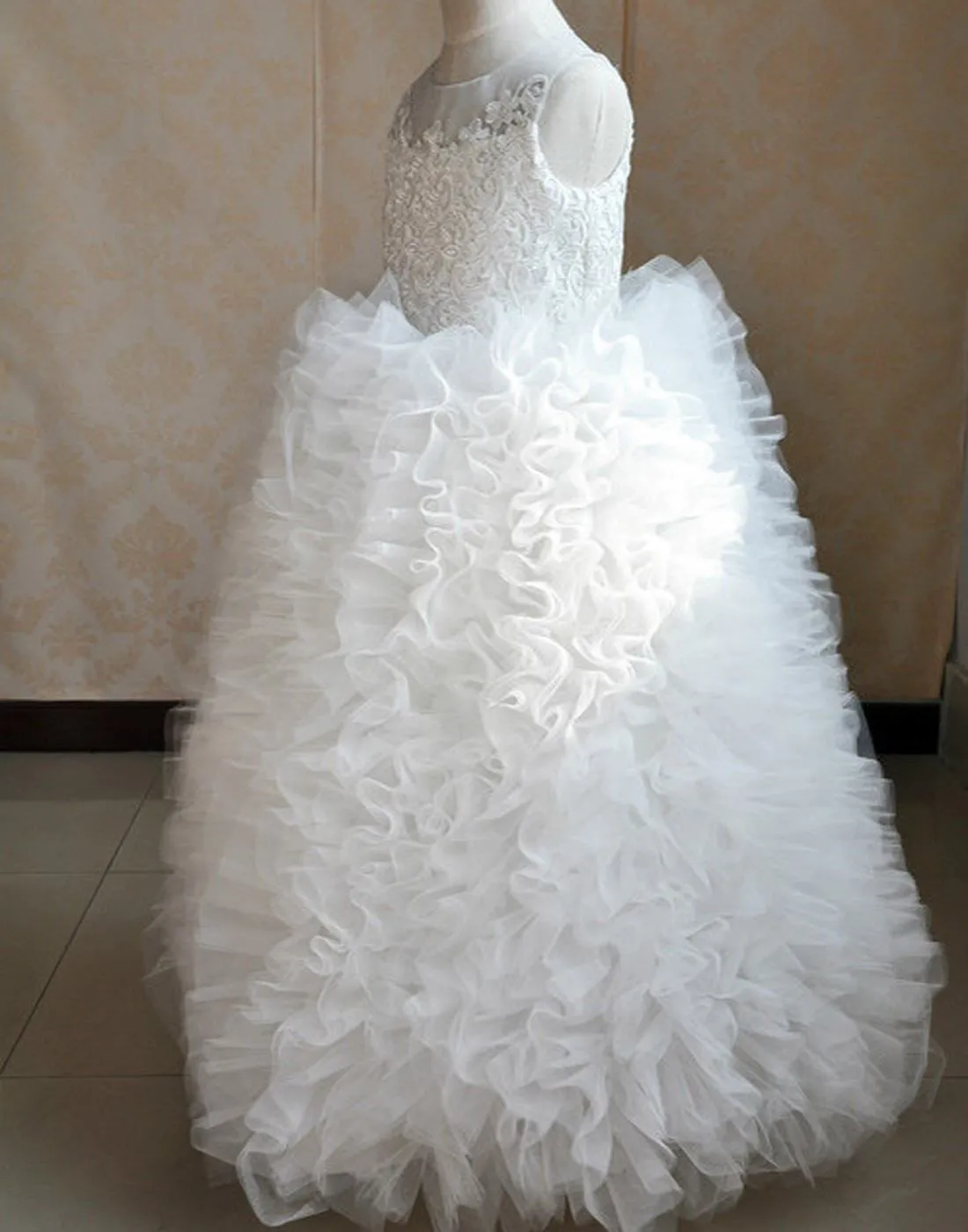 Enchanting Flower Girl Dress - Ivory