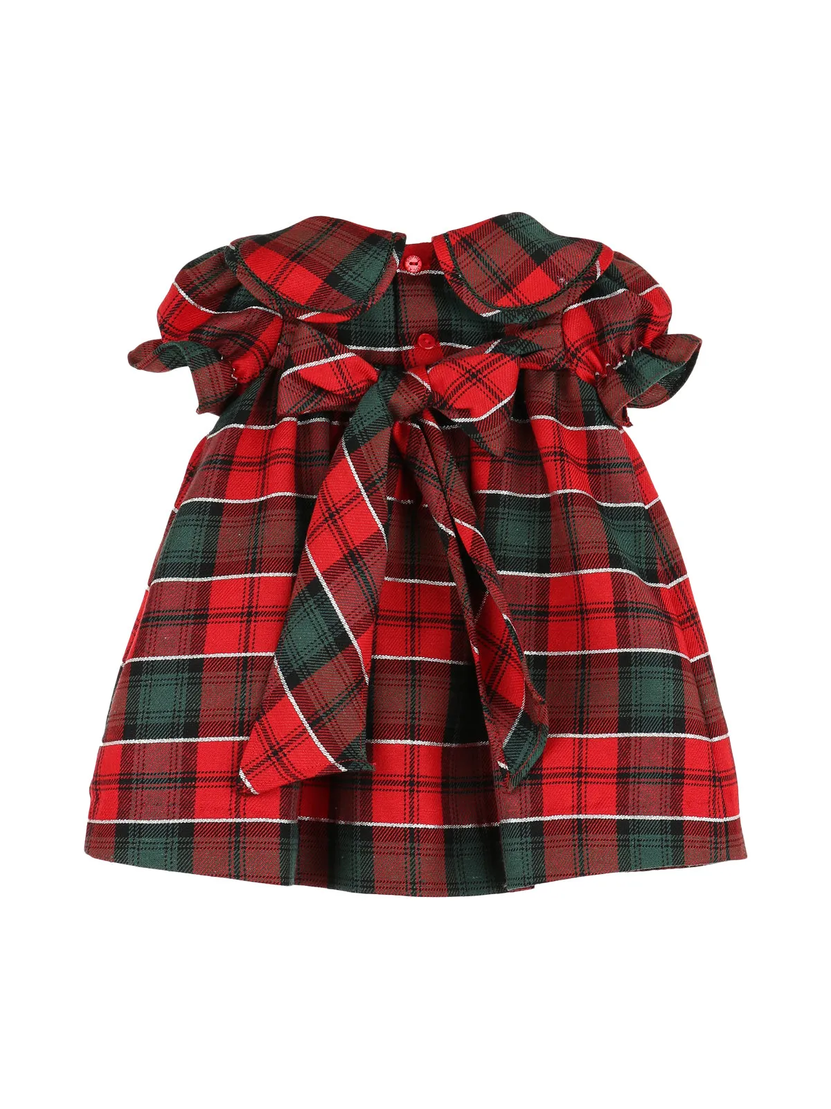 Festive Tartan Petal Dress