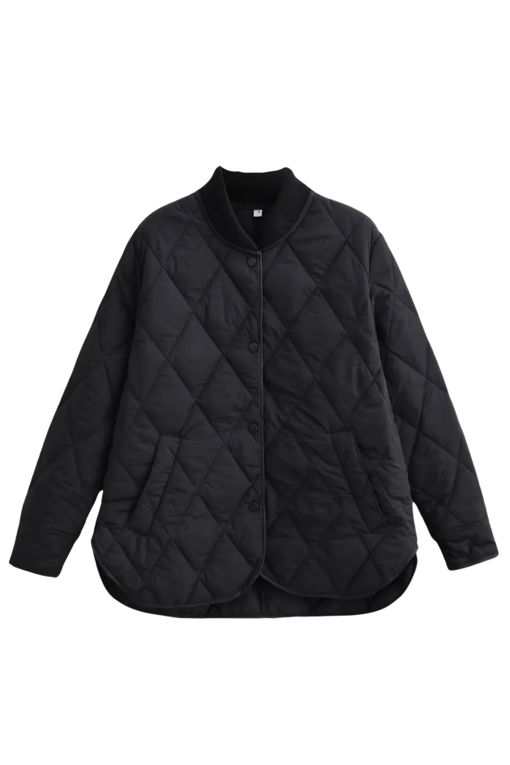 'Finley' Diamond Quilted Cotton Jacket (2 Colors)