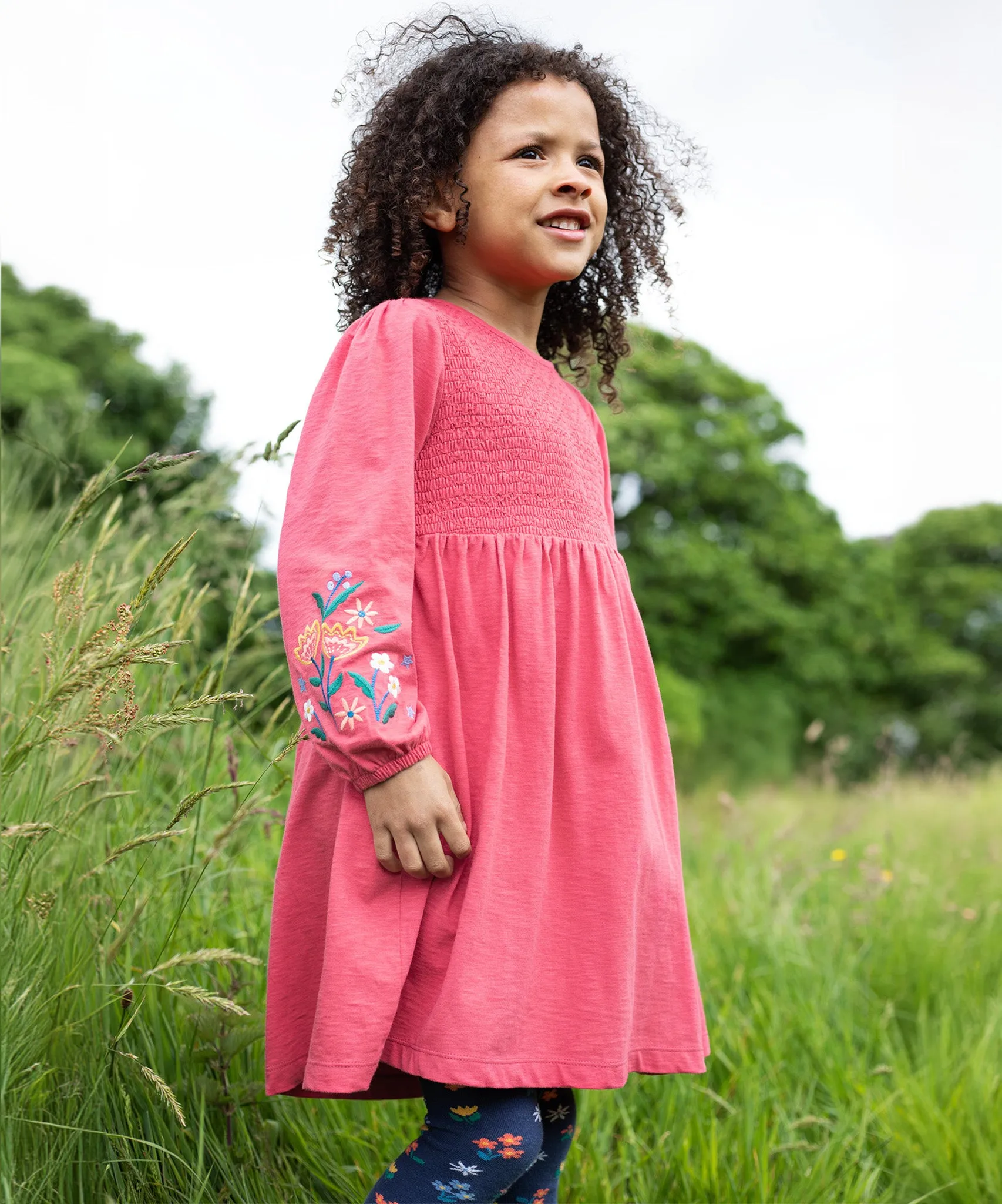 Frugi Arlet Dress - Petal/Flower