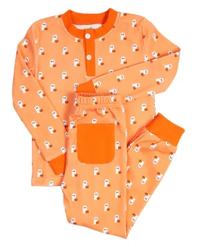 Ghost and Jackolanterns Pajama Set- FINAL SALE