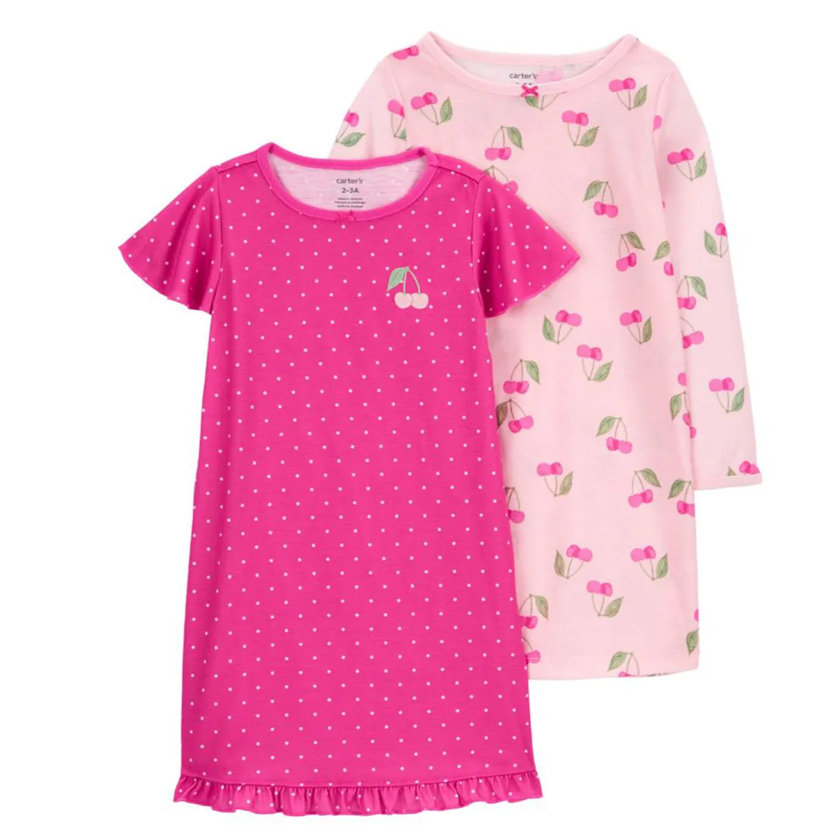 Girls' 2-Pack Nightgowns 3R313