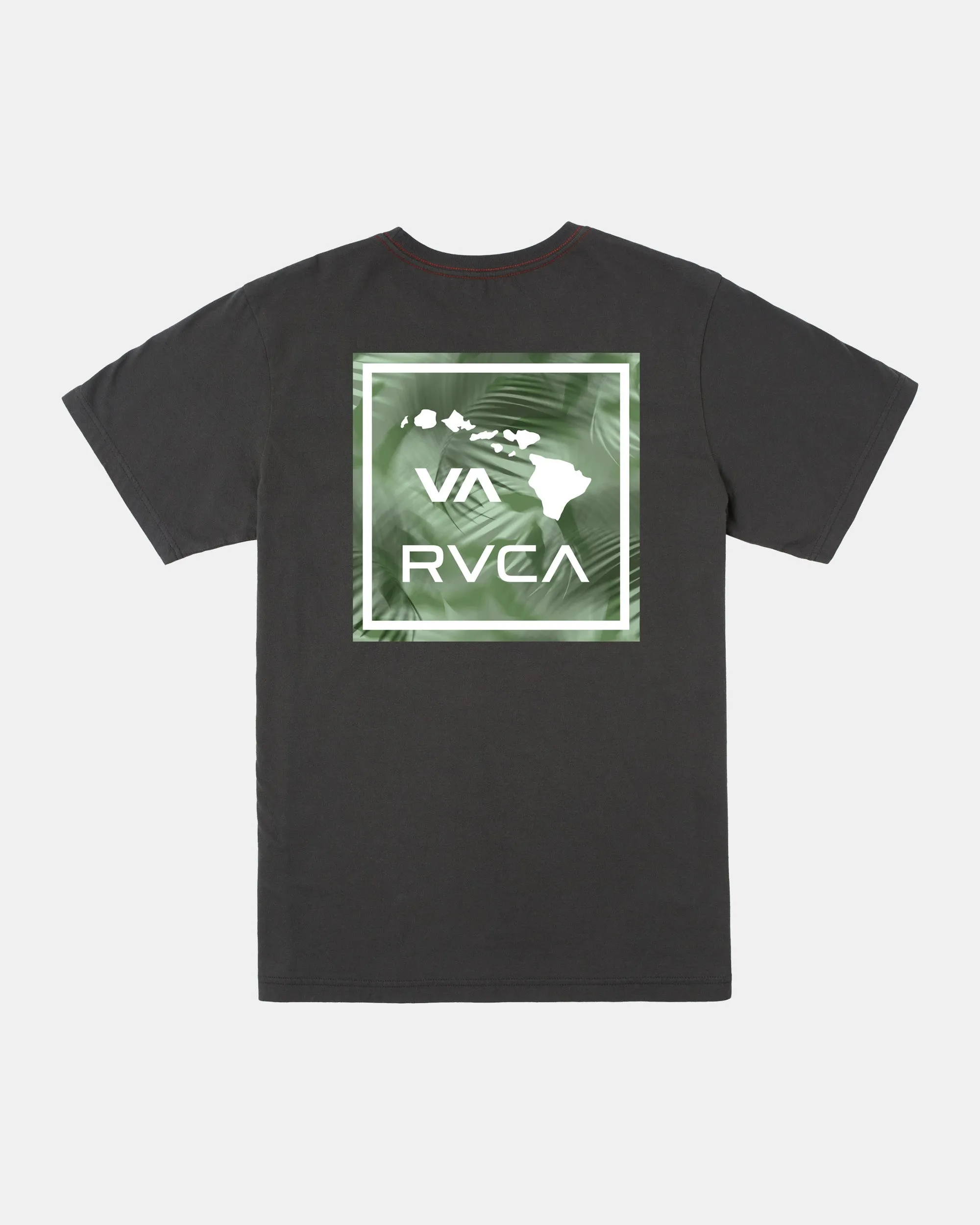 Hawaii VA ATW Palm Short Sleeve Tee - Pirate Black