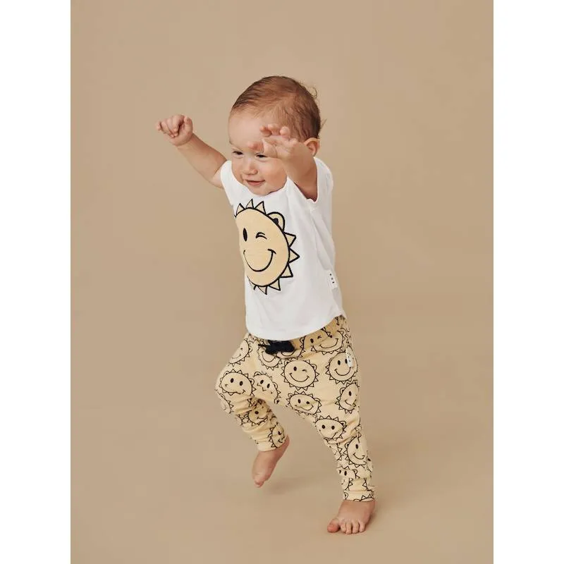 Huxbaby Sunny Bear Drop Crotch Pant