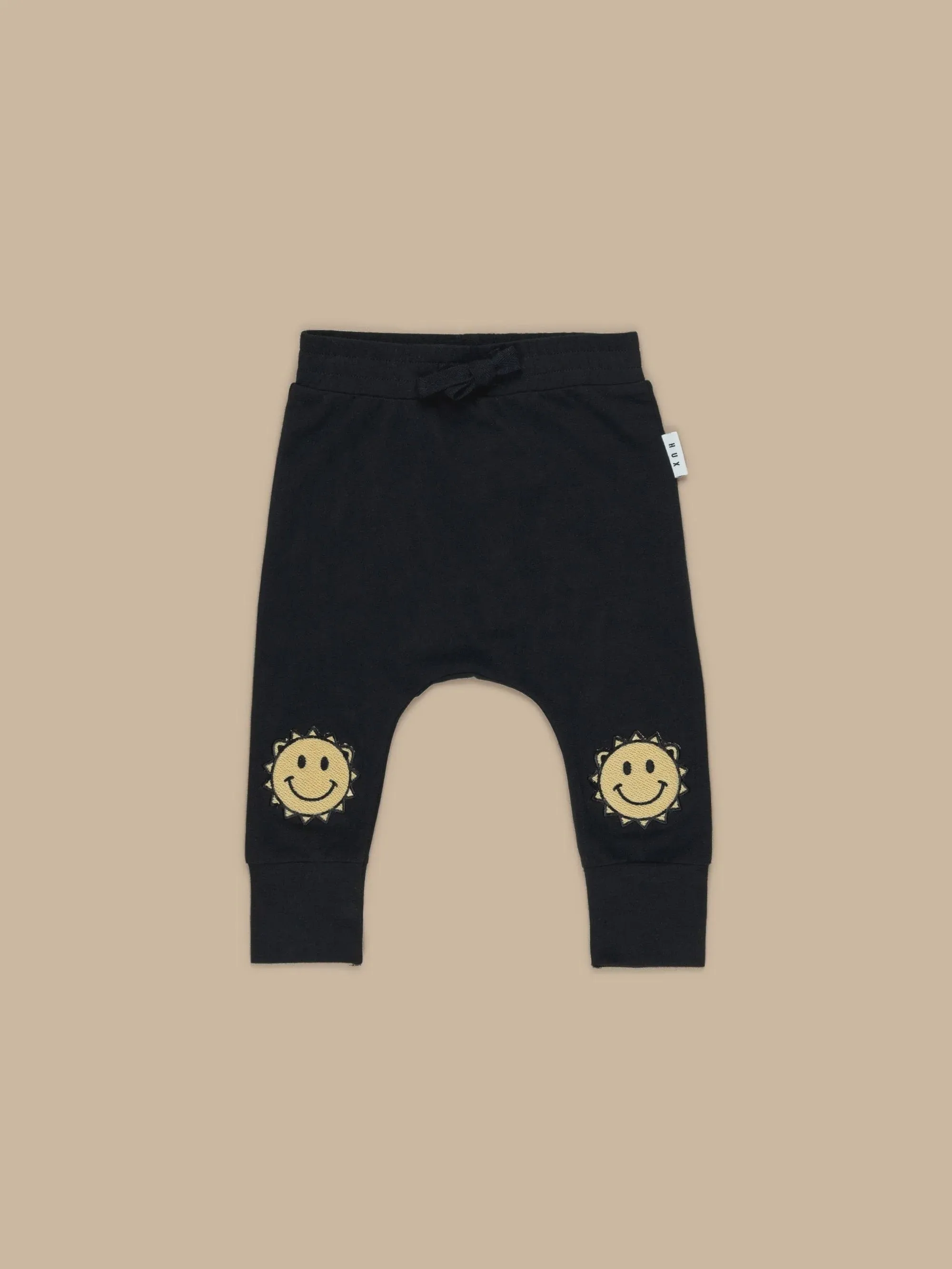 HUXBABY SUNNY BEAR KNEE DROP CROCH PANT