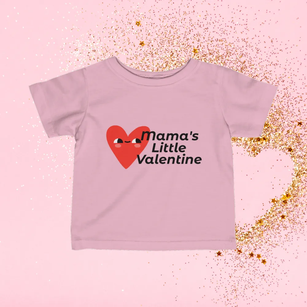 Infant Valentines Day Fine Jersey Tee. Valentines Day Shirt, Baby Clothes, Valentines Day Gift, Gift For New Mothers, Gift For Babies.