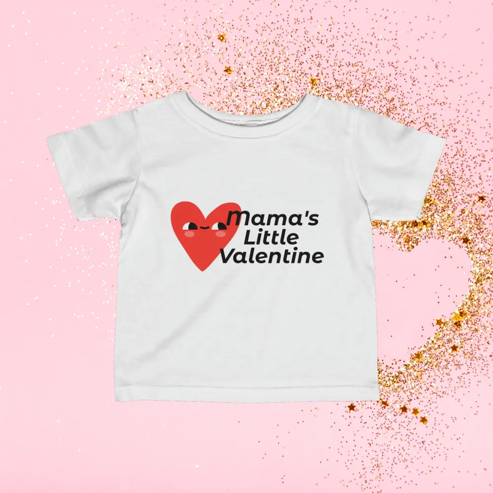 Infant Valentines Day Fine Jersey Tee. Valentines Day Shirt, Baby Clothes, Valentines Day Gift, Gift For New Mothers, Gift For Babies.