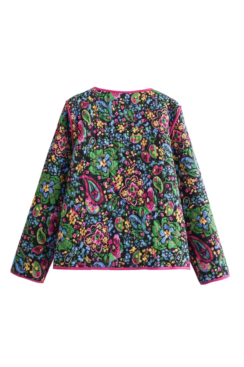 'Isabella' Printed Tie-Knot Jacket