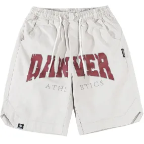 Lemandik Athletic Shorts Letter Print