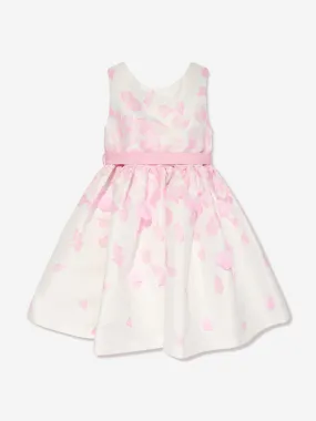 Mama Luma Girls Petal Dress in Ivory