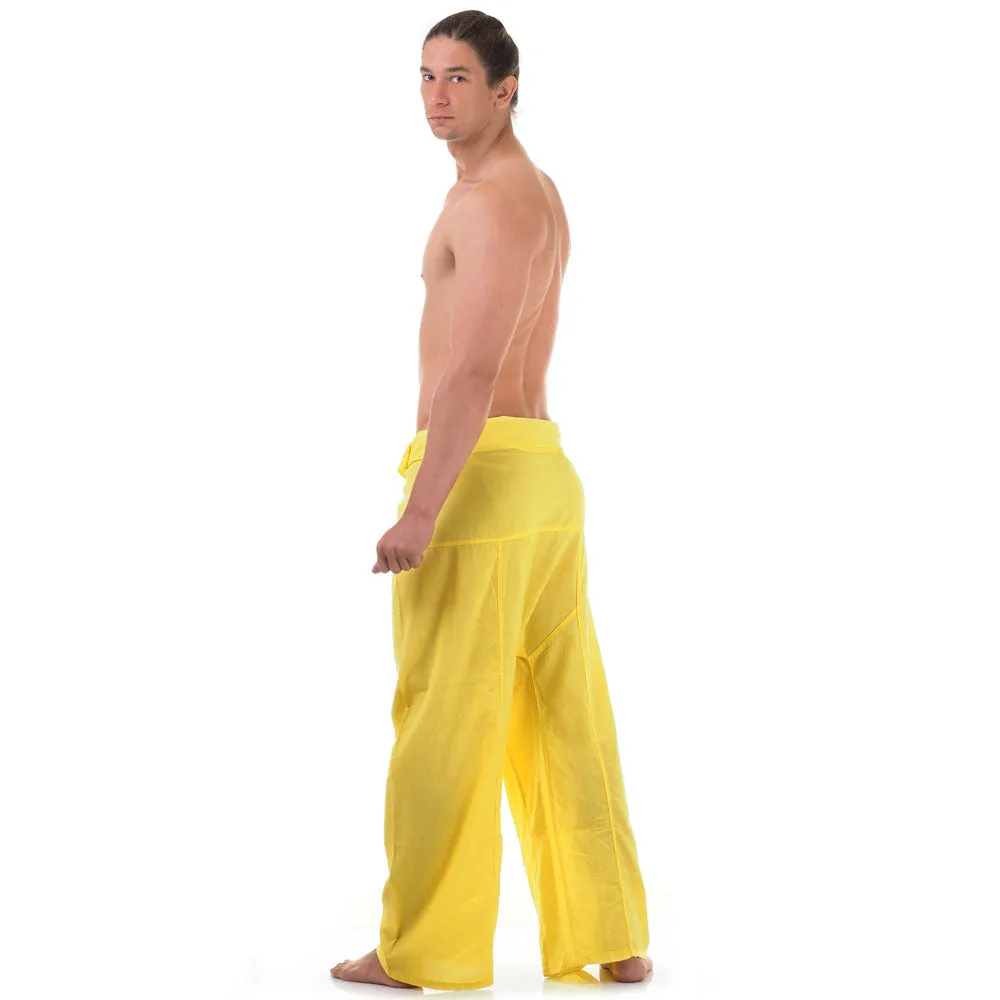 Men's Thai Fisherman Pants Golden Sunshine