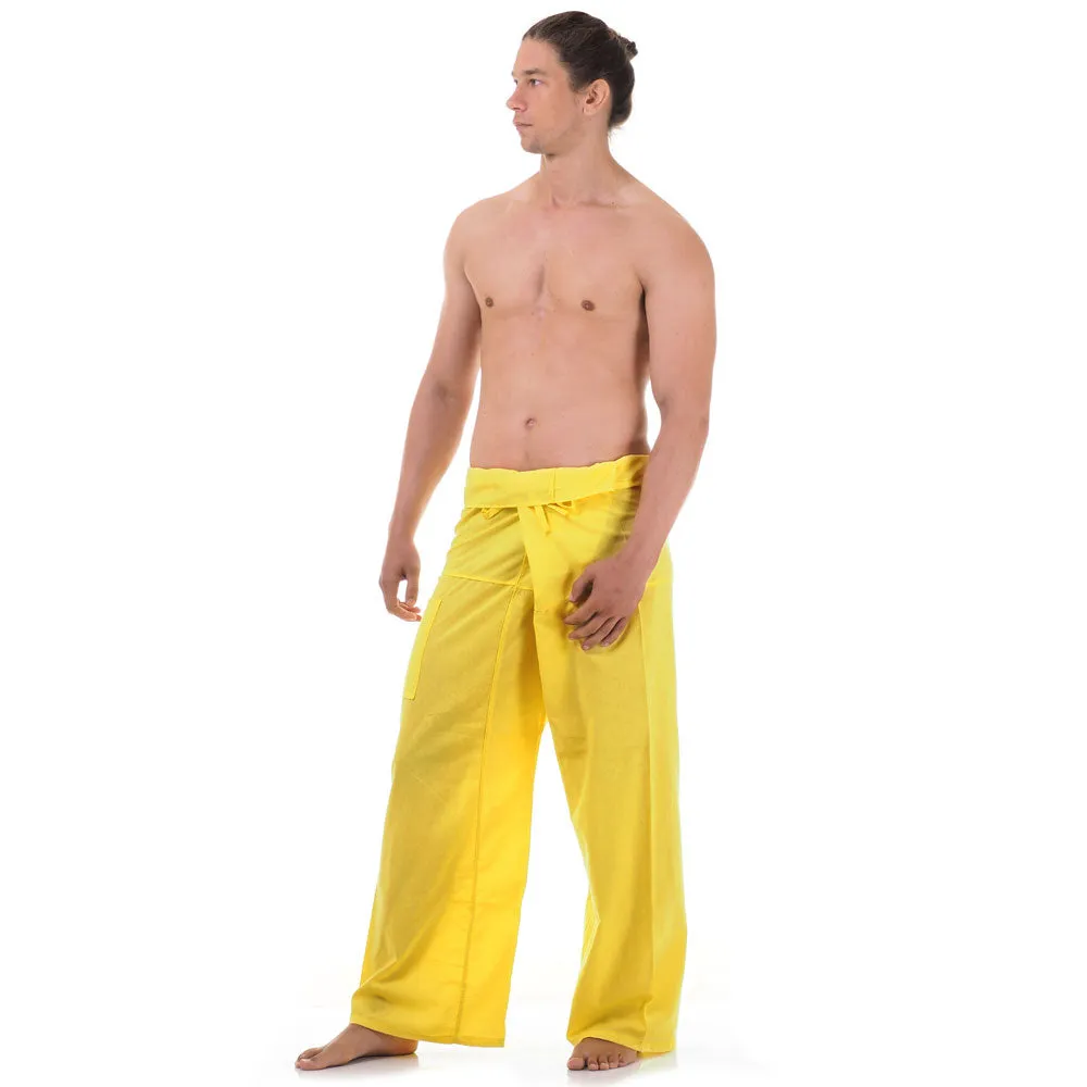 Men's Thai Fisherman Pants Golden Sunshine