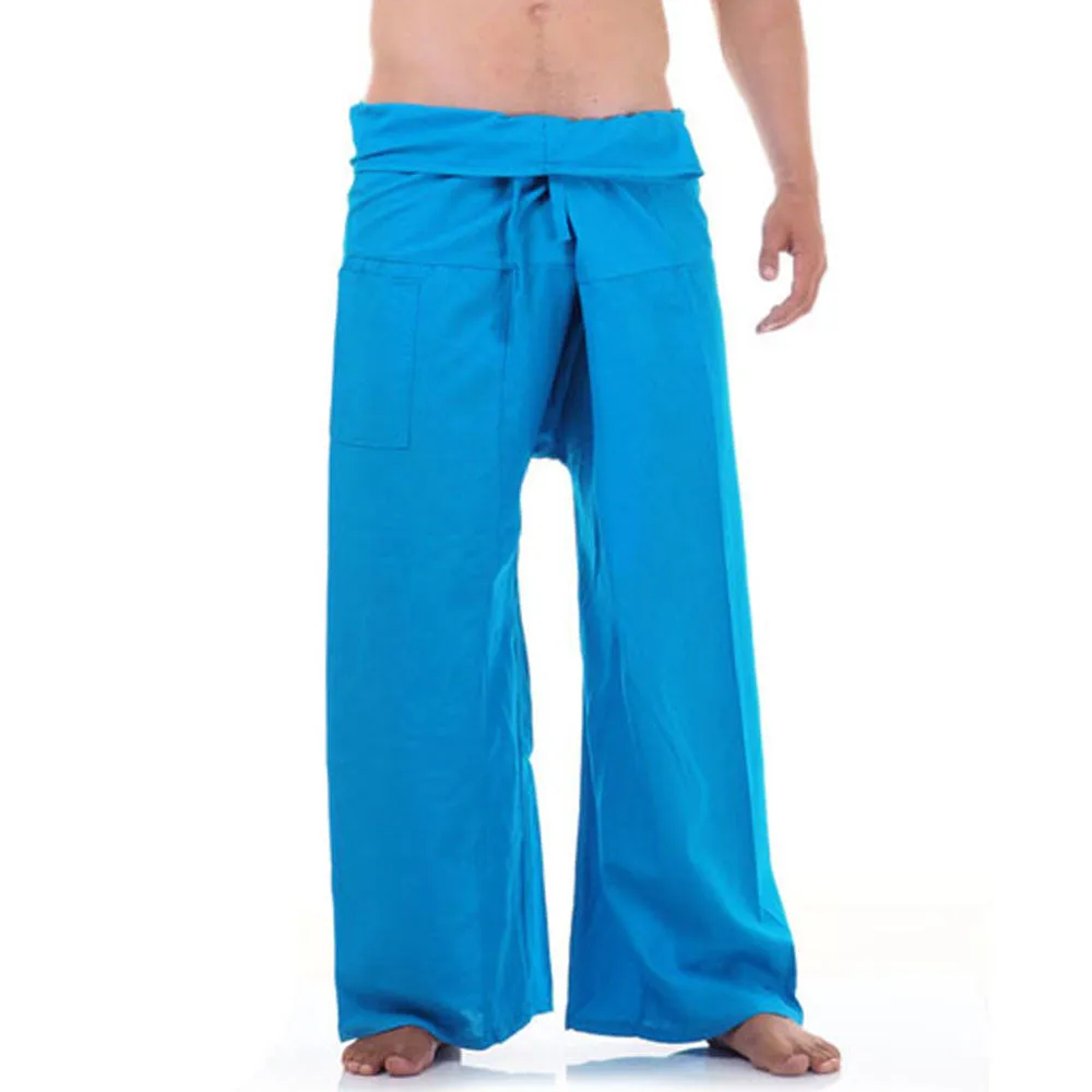 Men's Thai Fisherman Pants Sky Blue Horizon