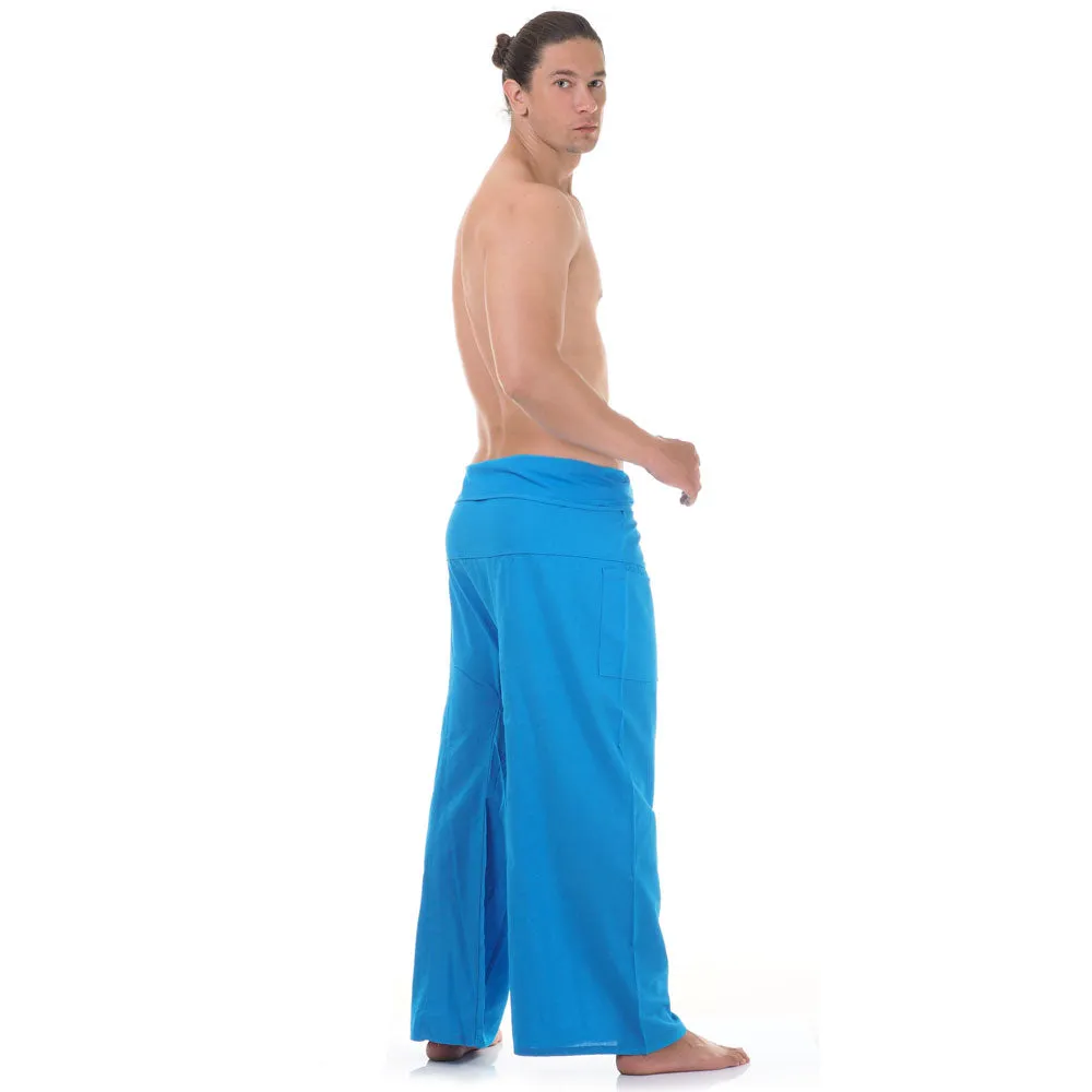 Men's Thai Fisherman Pants Sky Blue Horizon