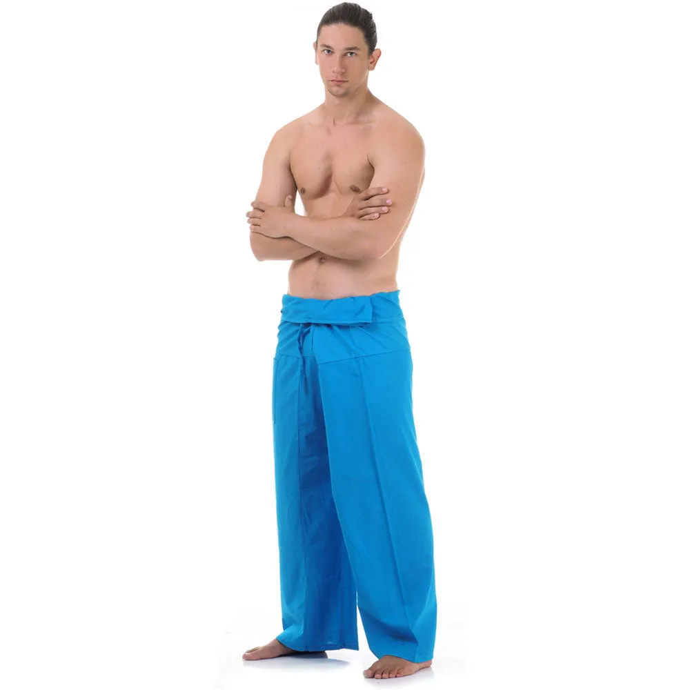 Men's Thai Fisherman Pants Sky Blue Horizon