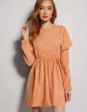 Peach Blossom Mini Dress