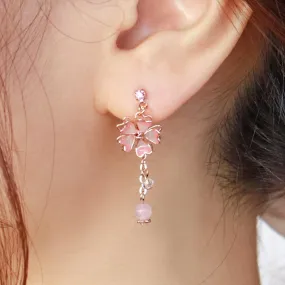 Sakura Front Back Earrings