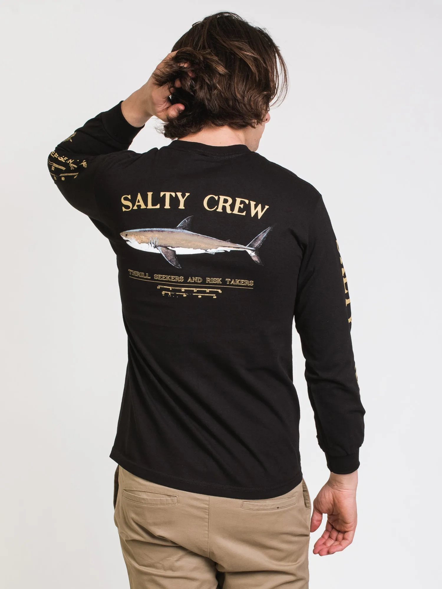 SALTY CREW BRUCE LONG SLEEVE STANDARD TEE - CLEARANCE