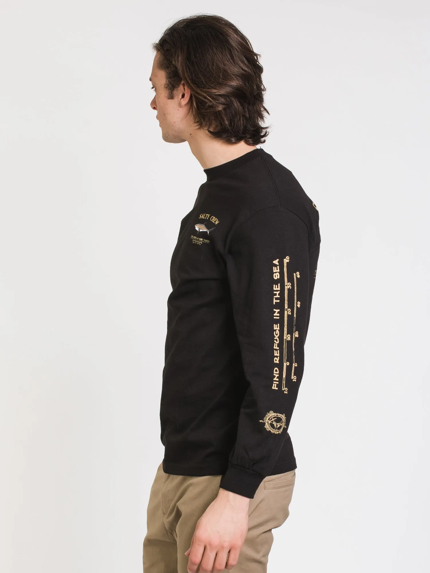 SALTY CREW BRUCE LONG SLEEVE STANDARD TEE - CLEARANCE