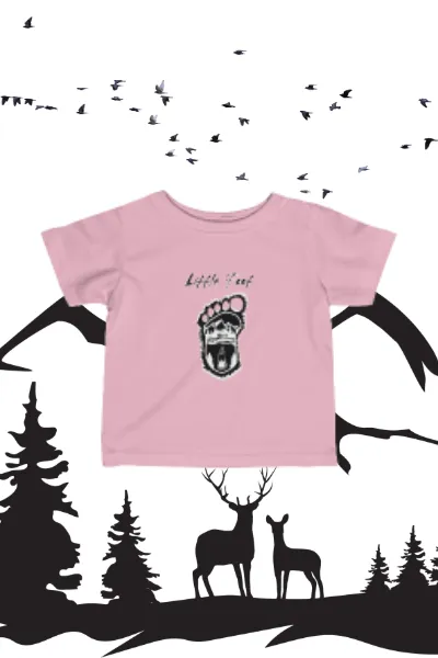 SCBC "Little Foot" Infant Fine Jersey Tee. Baby Clothes, Infant, Baby Shirt, Baby Accessories, Bear Shirt, Toddler Clothes, Kids Clothes