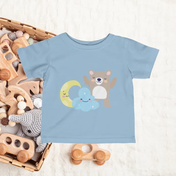 SCBC "Nighty Night" Infant Fine Jersey Tee. Baby Clothes, Infant, Baby Shirt, Baby Accessories, Bear Shirt, Toddler Clothes, Kids Clothes