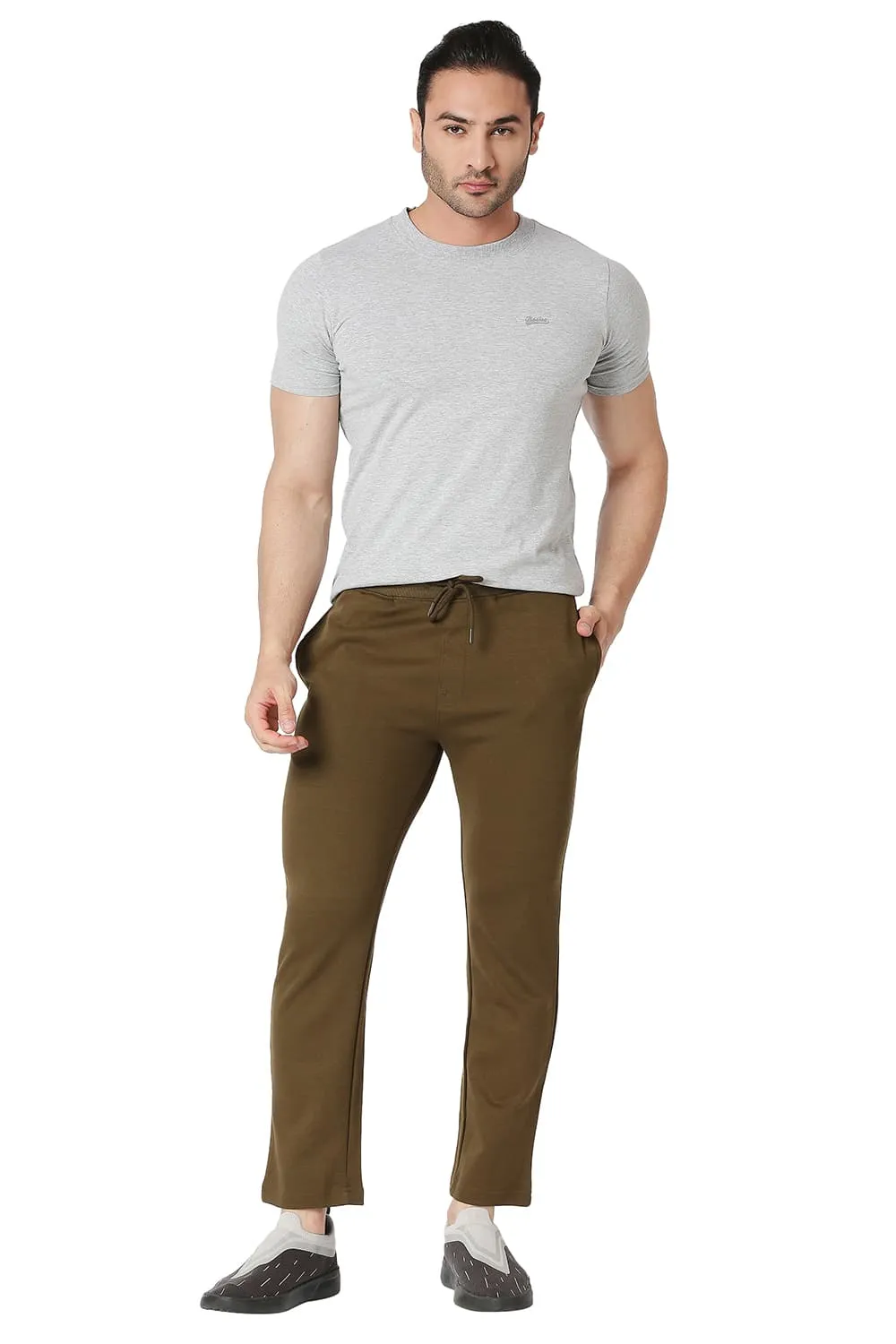 Slim Fit Cotton Polyester Track Pant