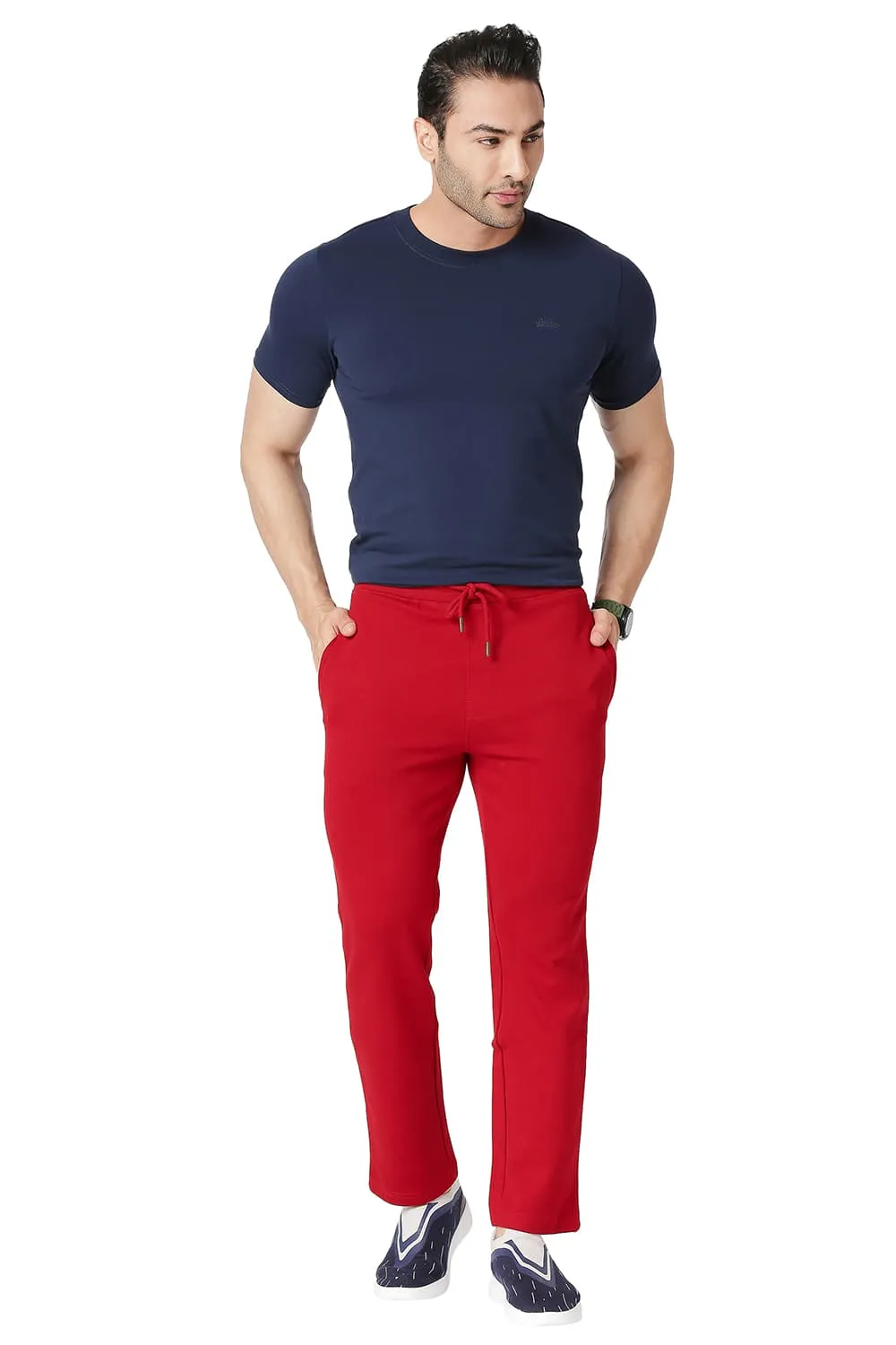 Slim Fit Cotton Polyester Track Pant