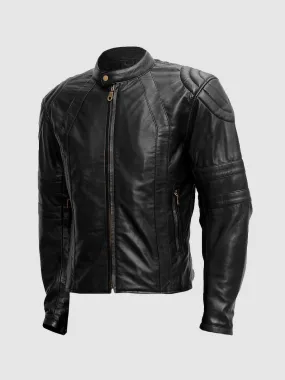 Soft Black Sheep Leather Jacket