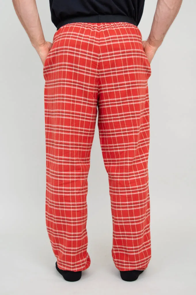 Tanner Pant, Red Plaid, 100% Cotton