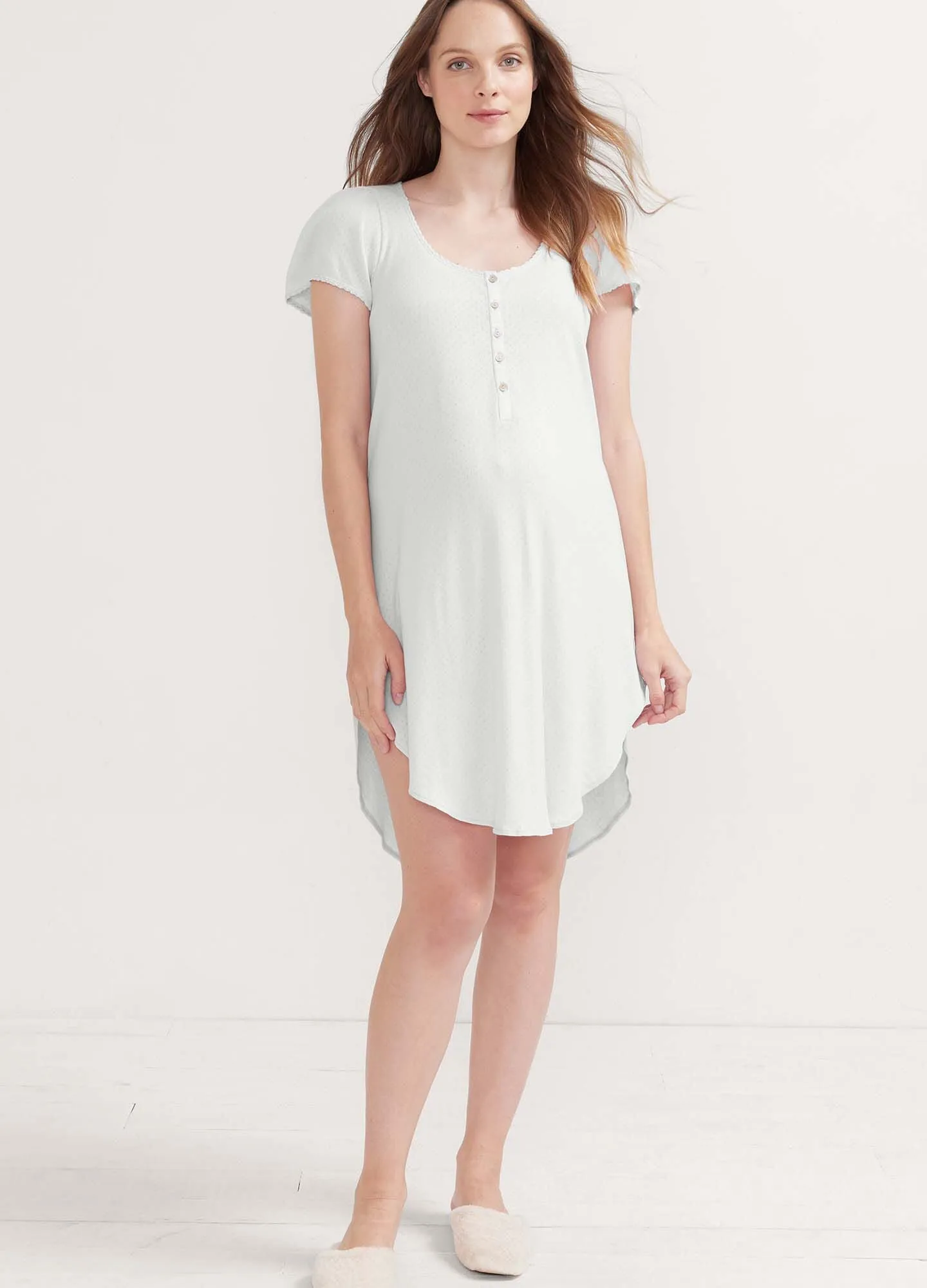 The Pointelle Nightgown