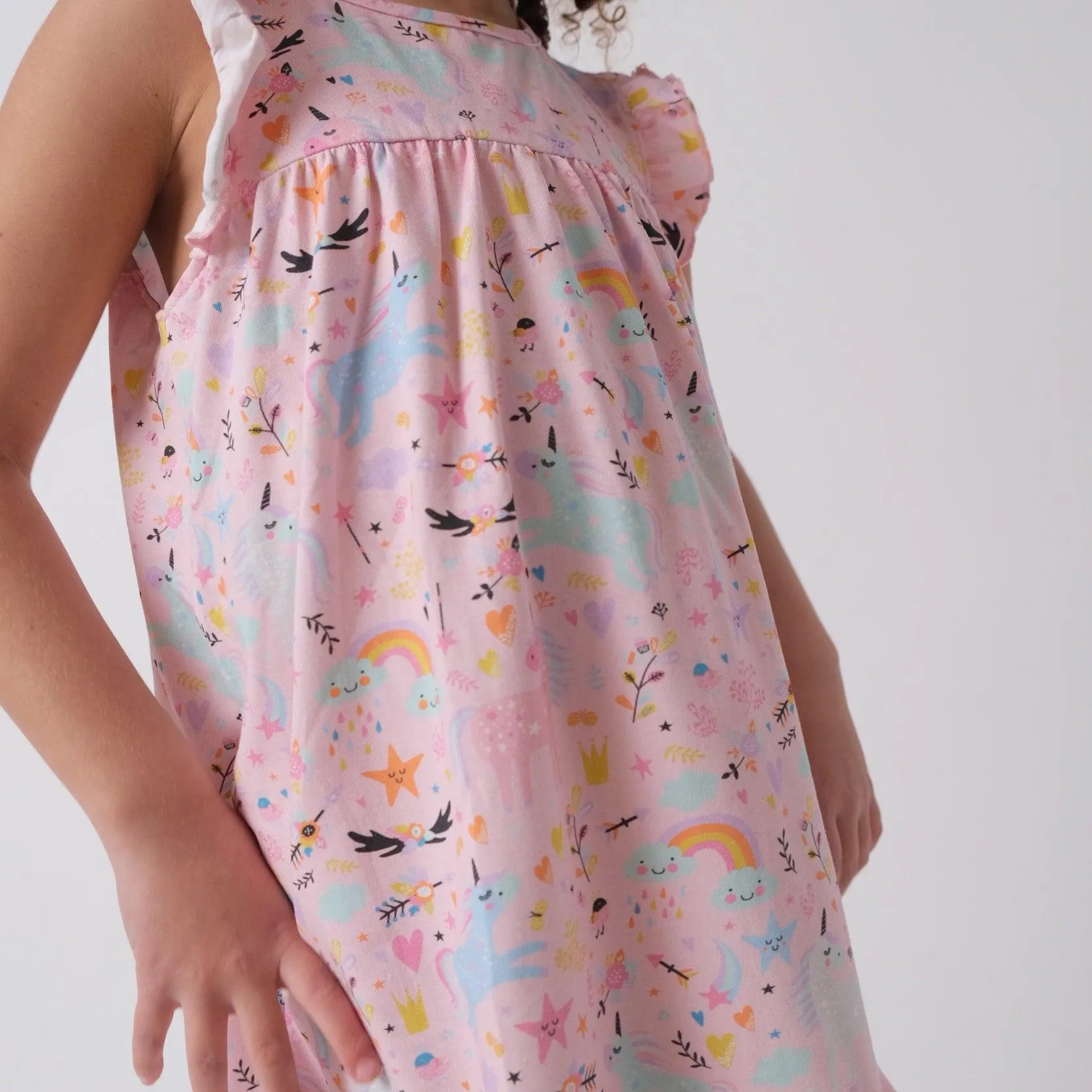 Unicorn World Sleeveless Nightgown