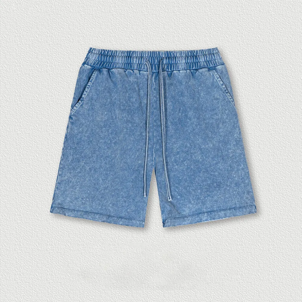 Vintage Washed Casual Sports Shorts