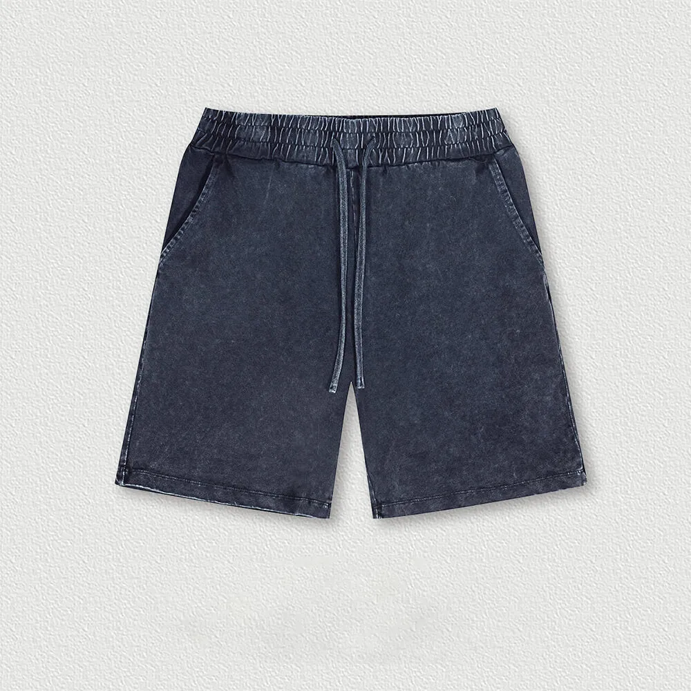 Vintage Washed Casual Sports Shorts