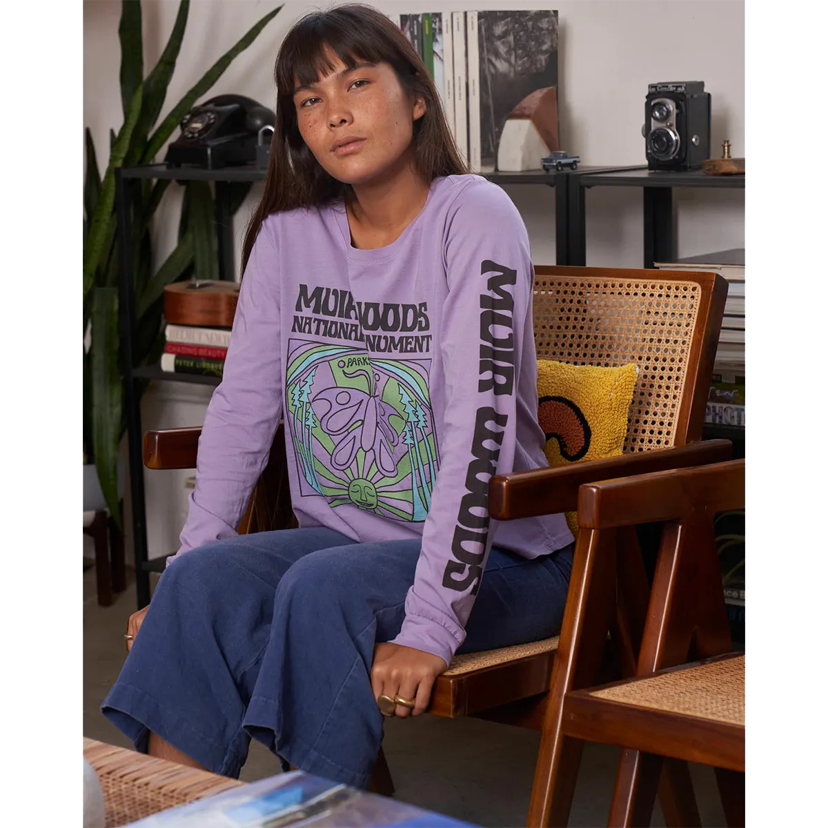 Women's Muir Woods Butterfly Long Sleeve Tee